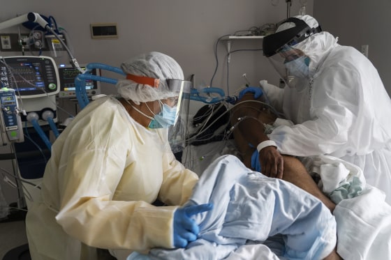 Image: Texas Hospitals Cope With State's Surge In Coronavirus Cases