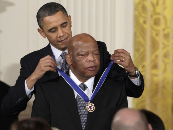 Image: Barack Obama, John Lewis