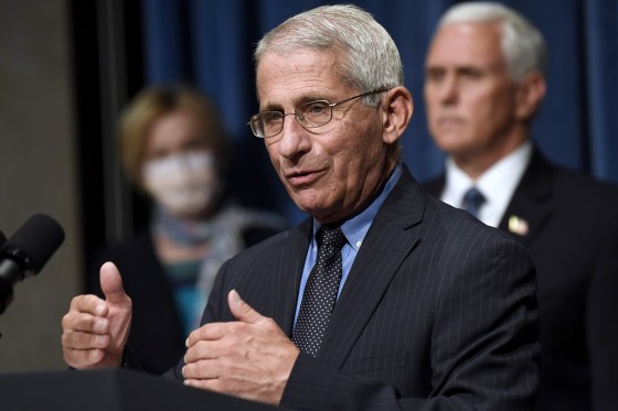 Dr. Anthony Fauci speaks during a news conference in Washington, D.C., on June 26, 2020.