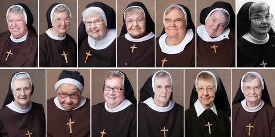 The 13 sisters who died from the coronavirus in 2020 at a convent in Livonia, Michigan.