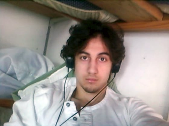 Image: File photo of Boston bombing suspect Dzhokhar Tsarnaev in this handout photo presented as evidence by the U.S. Attorney's Office in Boston