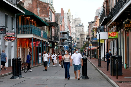 Image: Louisiana Pulls Back On Reopening Economy As Coronavirus Hospitalizations Rise