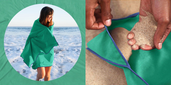 Since switching to a microfiber beach blanket some years back, it's been a staple in technology writer Whitson Gordon's beach bag