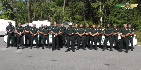 Sheriff Darryl Daniels of Clay County, Fla., speaks in a video posted on the office's Facebook page.