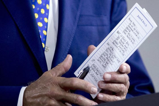 Image: Joe Biden notes