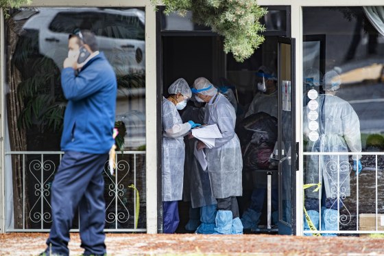 Image: Nursing home patients evavcuated after testing positive for coronavirus