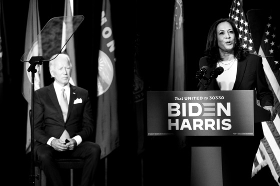 Joe Biden And Kamala Harris Hold First Event As Running Mates