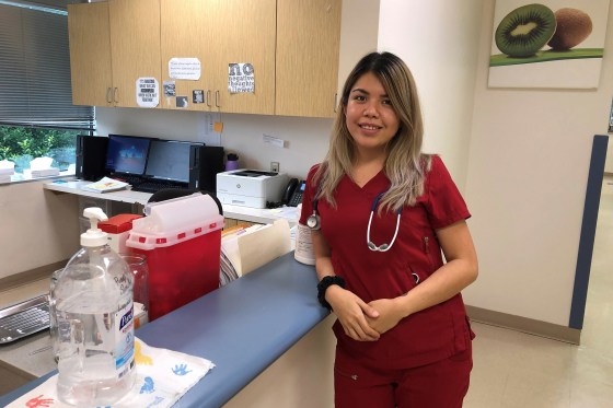 Image: Claudia Guzman inside the medical clinic where she works July 22, 2020, in Memphis, Tenn.