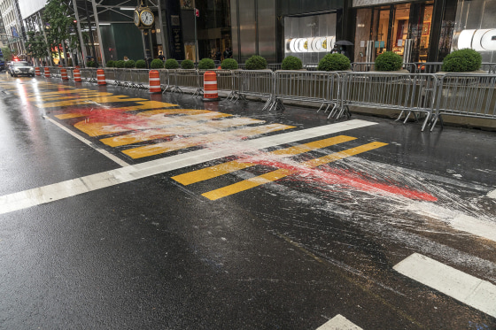 Image: NY: Black Lives Matter mural vandalize