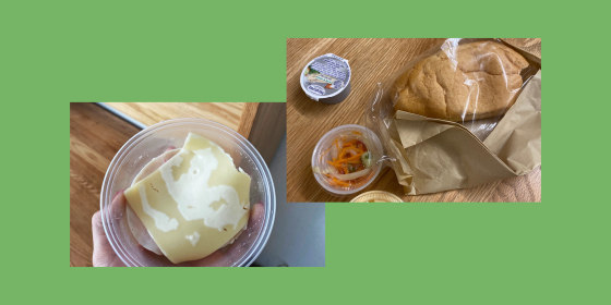 Image: NYU quarantine food