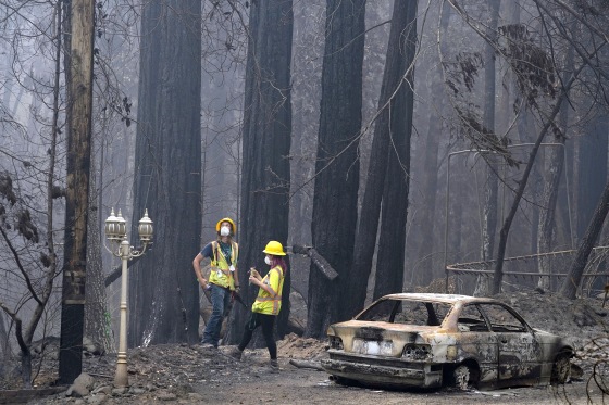 Image: Boulder Creek fire