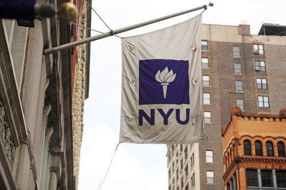 Image: NYU Sets Up COVID-19 Testing Tent Ahead Of Start Of School