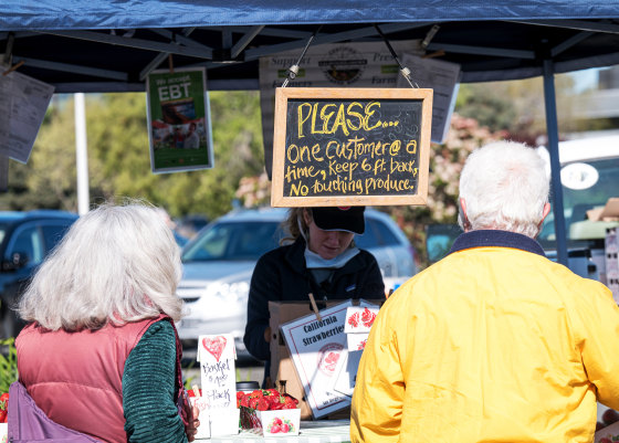 Farmers' Markets Provide Lifelines To Both Growers And Shoppers