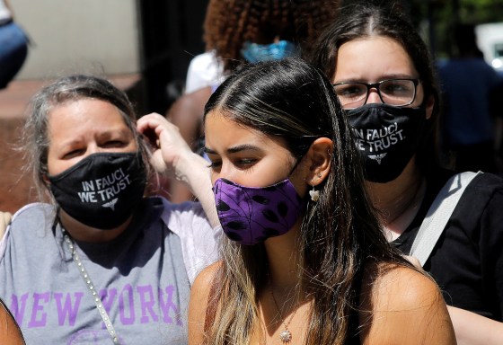 Testing site for returning students and staff at NYU campus in New York