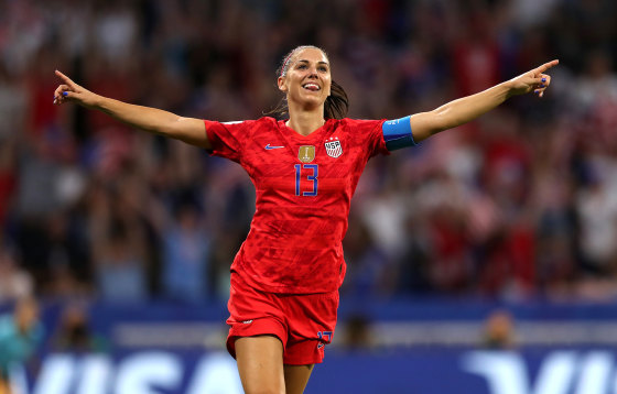 Alex morgan football shirt hot sale