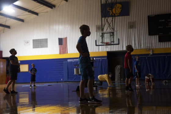 Elementary Students Attend Class For In-Person Learning