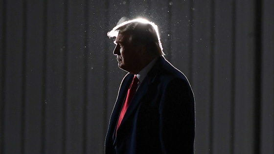 President Donald Trump departs a rally in Swanton, Ohio on Sept. 21, 2020.