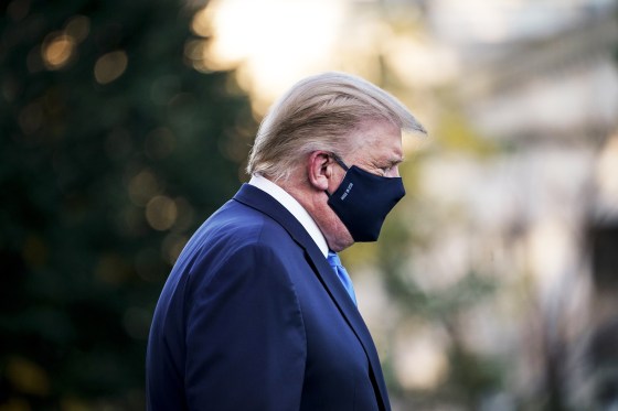 Image: Trump Departs White House For Walter Reed Medical Center After COVID-19 Diagnosis