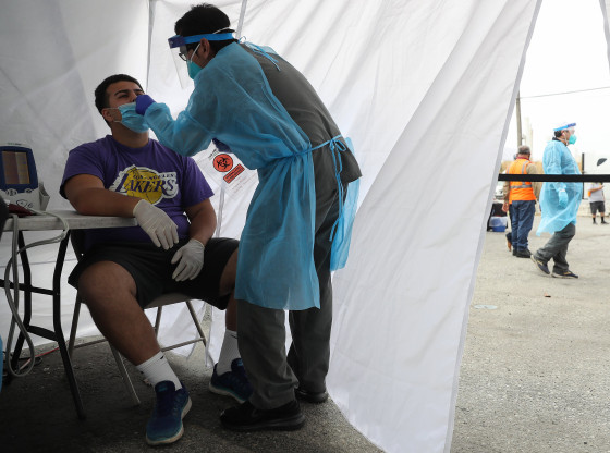 Image: California Covid test