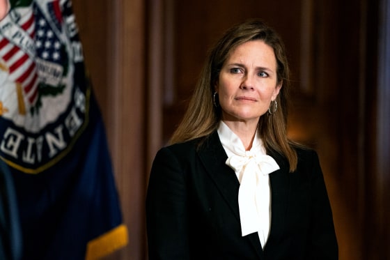 Image: Senators Meet With Supreme Court Nominee Amy Coney Barrett