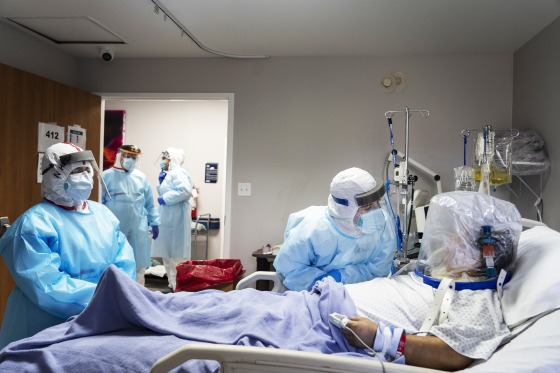 Image: Houston Hospital Struggles With Coronavirus Surge In Texas