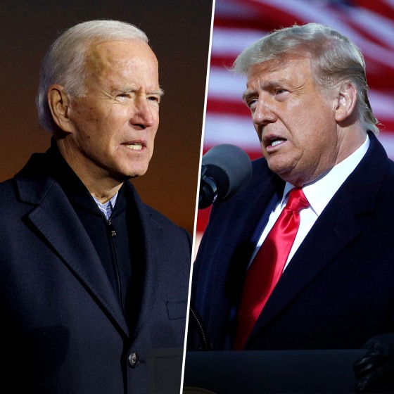 Donald Trump, Joe Biden.