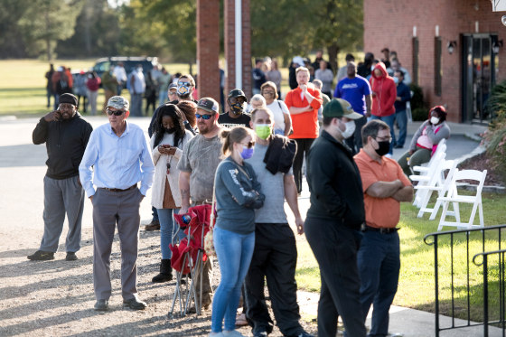 Image: Across The U.S. Voters Flock To The Polls On Election Day