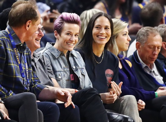Image: FILE: Megan Rapinoe and Sue Bird Are Engaged