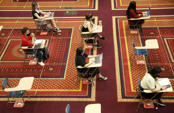 Image: Boston University, Pandemic Alters College Life