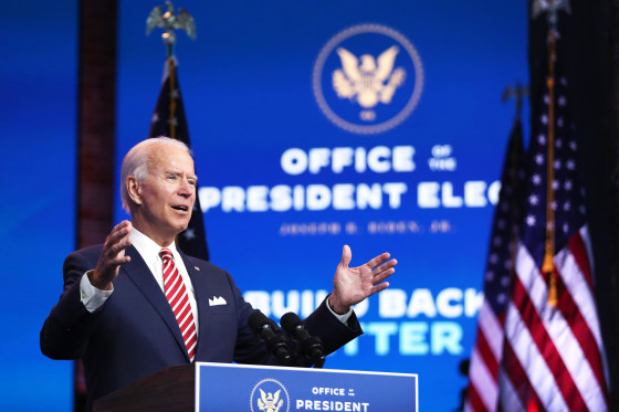 Image: President-Elect Joe Biden Makes Address On Nation's Economy