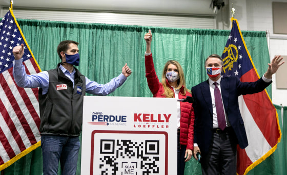 Image: Kelly Loeffler And David Perdue Campaign For Georgia Runoff Election