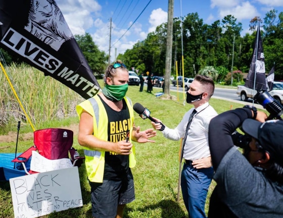 Motorcycle gangs' incite violence at Bethel Black Lives Matter  demonstration