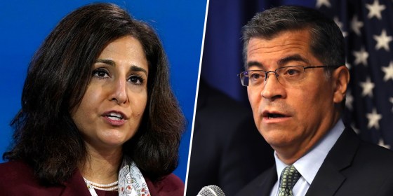 Image: Neera Tanden, Xavier Becerra