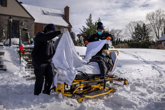 Image: BESTPIX - EMS Medics Treat And Transport Covid-19 Patients In Westchester County As Pandemic Surges Nationwide