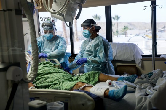 Image: San Bernardino Area Hospital Continues To Deal With Increase In Covid Cases