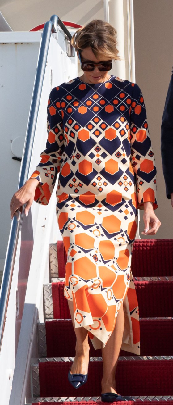 Melania Trump causes controversy with her New Year's dress by Dolce and  Gabbana