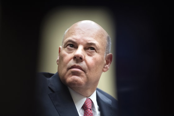 Image: Postmaster General Louis DeJoy testifies during a House Oversight and Reform Committee hearing on the Postal Service on Capitol Hill.