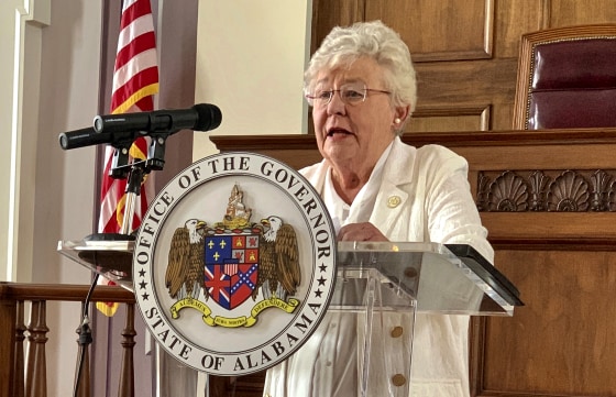 Alabama Gov. Kay Ivey speaks during a news conference in Montgomery, Ala. on July 29, 2020.