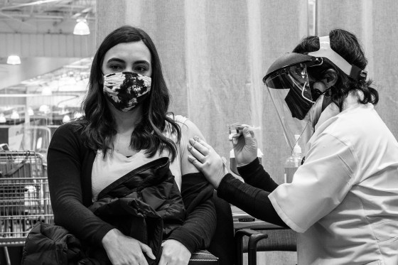 A Costco Pharmacy Distributes Covid-19 Vaccinations