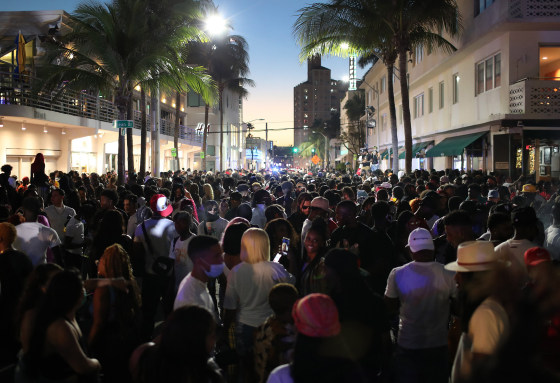 Image: Miami Beach Declares Curfew As Spring Break Crowds Grow