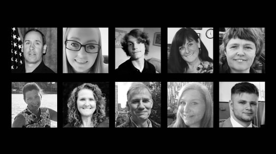 Image: Comp of 10 Colorado shooting victims