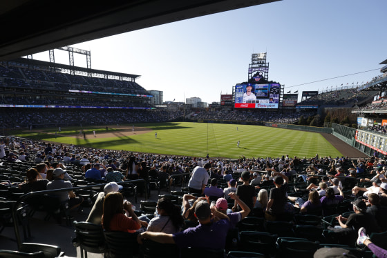 Image: Los Angeles Dodgers v Colorado Rockies