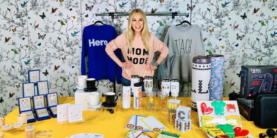 Chassie Post on broadcast sharing her Mother's Day gift picks