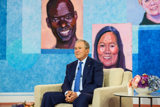 Image: George W. Bush on NBC's \"TODAY\"