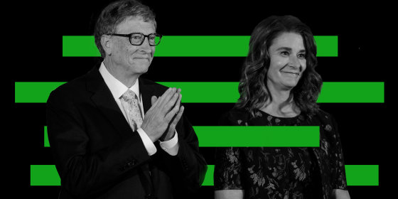 Photo illustration: Bill and Melinda Gates