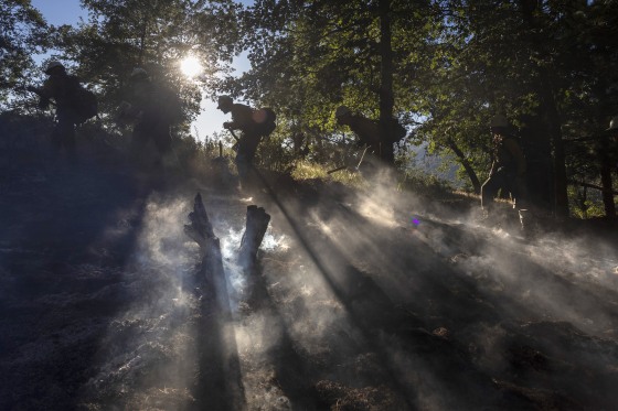 Image: Apple Fire In Southern California Forces Evacuations