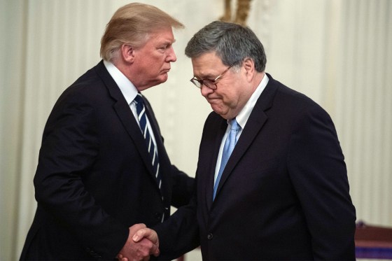 Image: Donald Trump William Barr