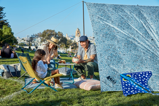 West Elm and REI collaborated on a set of outdoor furniture and accessories.