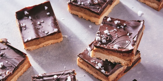 Salted Peanut Butter-Caramel Bars Recipe