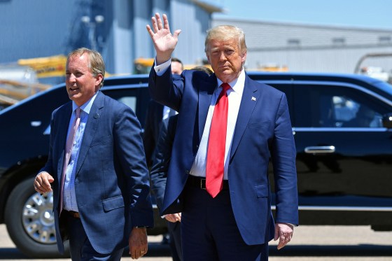 Image: Donald Trump, Ken Paxton